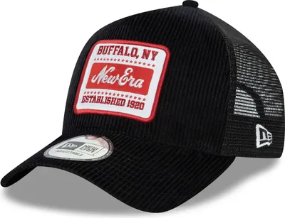 Produktbild von New Era 9FORTY A-Frame Trucker Cap Script Logo Patch Cord black