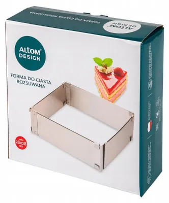 Obrázek produktu pro Altom Design, nastavitelná forma na dorty z nerezové oceli, 5 cm