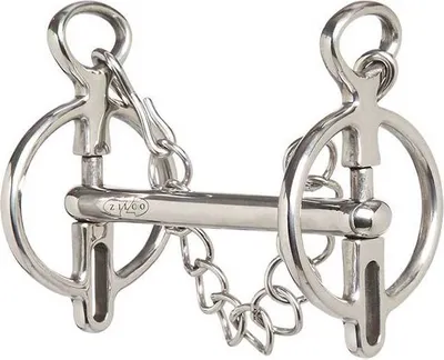 Produktbild von Zilco Liverpool Kandare - gerade Stange (1 Aufzug) 12,5cm (Auslaufartikel)
