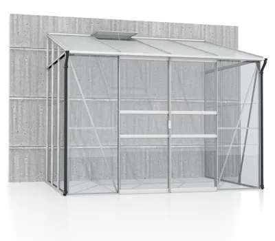 Zdjęcie produktu dla Szklarnia Vitavia "Osiris 5200" anodowane aluminium 5,2 m² 3 mm bezpieczne szkło hartowane, 6 mm HKP