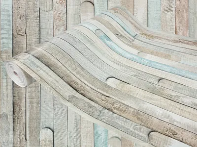 Produktbild von Klebefolie Möbel 45x25 cm - Farbige Holzbretter - Selbstklebende Möbelfolie in Deko-Stil - Folie für Möbel ideal zum Renovieren von Schränken und Arbeitsplatten