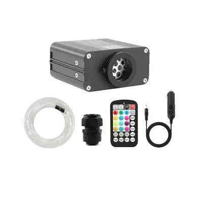 Obrázek produktu pro Stropní svítidlo Car star, efekt blikající hvězdné oblohy, technologie optických vláken LED, 200 kusů 0,75 mm 2 m, zástrčka EU