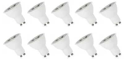 Produktbild von Spectrum GU10 LED Spot Lampe 4W 350lm 6000K Kaltweiß 230V 10 Stück