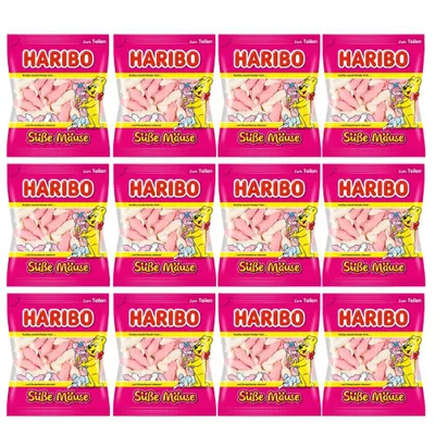 Produktbild von Susse Mause Gummibärchen 175 g – Haribo – 12er-Pack