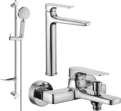 Produktbild von Mexen Lynx DF40 Badewannenset, Chrom - 745913DF40-00