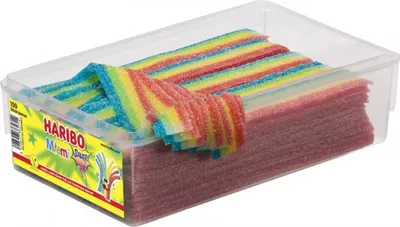 Produktbild von Haribo Pasta Basta Fruity Mix saure Fruchtgummi Bänder 1125g
