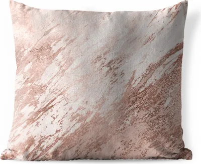 Produktbild von MuchoWow® Outdoor Kissen - Marmor - Rosa - Muster - 60x60 cm - Wetterfest - Lounge Kissen - Dekoration - Schlaf Kissen