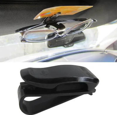 Produktbild von Premium Brille Sonnenbrille Clip Halter Klammer Karte für Sonnenblende Auto PKW
