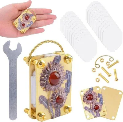 Produktbild von Mini-Blumenpresse für Kinder – Blumenpresse – Mit 20 Stück Papier – Blattpresse – Mini-Pflanzenpresse – Mini-Blumenpresse – Mini-Pflanzenpresse – Miniatur-Blumenpresse – Selbstgemachte Blumenpresse – Für DIY-Blumenprojekte / Kreative Bastelarbeiten