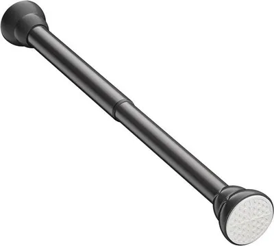 Obrázok produktu pre Nastaviteľná sprchová páka 67–115 cm, čierna, z nehrdzavejúcej ocele