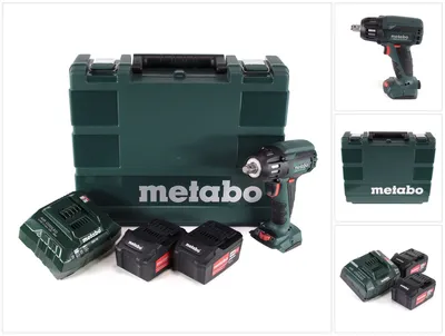 Obrázek produktu pro Akumulátorový rázový utahovák Metabo 18V SSW18LTX 400 BL