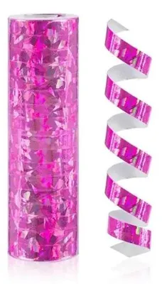 Produktbild von Holografische Luftschlangen, violett (24 Stück) – Godan