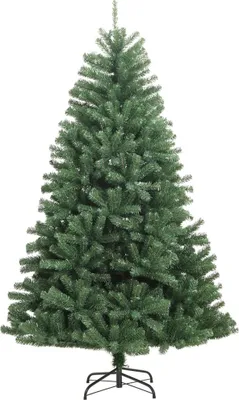 Productafbeelding van vidaXL Kunstkerstboom, inklapbaar met standaard, groen, 180 cm
