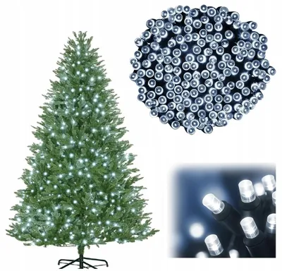 Produktbild von Ekspand | Weihnachtslichter 1000 Led - 1,5 m - Kaltweiß - Energiesparend - Weihnachtslichter