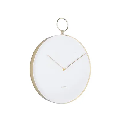Produktbild von Karlsson - Wanduhr Hook - Weiß - Ø34cm