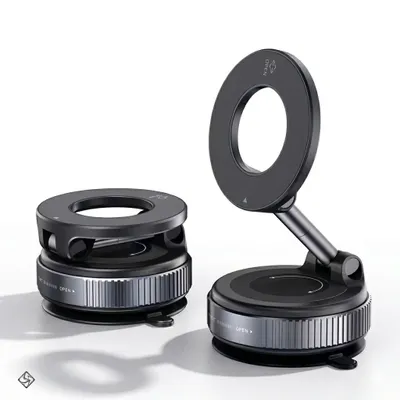Produktbild von ORBIT Handyhalterung für MagSafe - Universal Magnet KFZ Auto Halterung & Wandhalterung Zuhause (Bad/Küche) für iPhone & Smartphones mit MagSafe