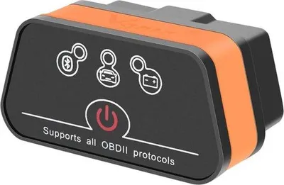 Immagine prodotto di Adattatore per scanner OBD2 per auto - Bluetooth - compatibile con iOS e Android