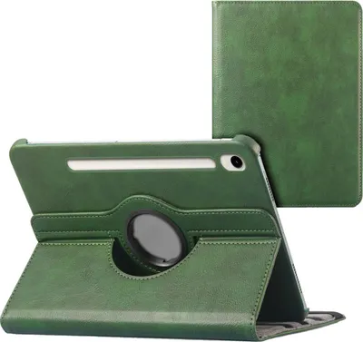 Productafbeelding van imoshion 360° draaibare Bookcase voor de Samsung Galaxy Tab S9 11.0 inch / S10 Lite / S10 FE / S9 FE 10.9 inch - Groen