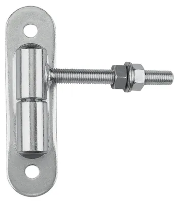 Produktbild von SOTECH Torangel Ø 24 mm M12 x 96 mm – Anschraubplatte 150 x 40 x 5 mm, Stahl verzinkt