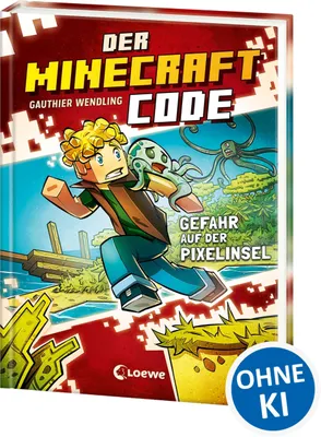 Obrázok produktu pre Der Minecraft Code (Band 2) - Gefahr auf der Pixelinsel