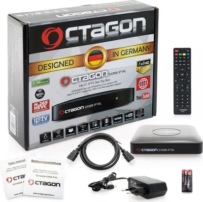 Obrázok produktu pre Octagon IPTV set-top box SX888 IP WL