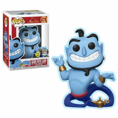 Produktbild von Funko Pop! Aladdin - Genie with Lamp Glow in the Dark #476 Specialty Series