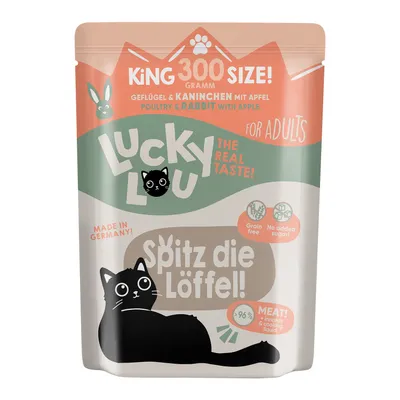 Produktbild von Lucky Lou Lifestage Adult Geflügel &Kaninchen 6x 300 g