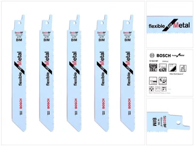 Zdjęcie produktu dla Bosch 2608656014 Bosch 5 Säbelsägeblätter S 922 BF