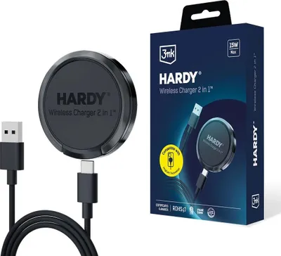 Productafbeelding van 3MK HARDY Draadloze oplader 2-in-1, 1 stuk