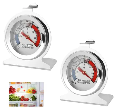 Imagen del producto de Refrigerador de acero inoxidable, con pantalla grande, rango de temperatura de -30 a 80 °C, para la cocina