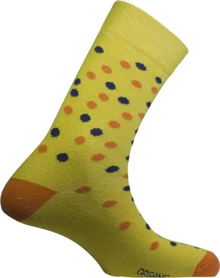 Image de Mund Socks Topos Organic Coton Chaussettes Jaune UE 34-37 Homme Jaune UE 34-37