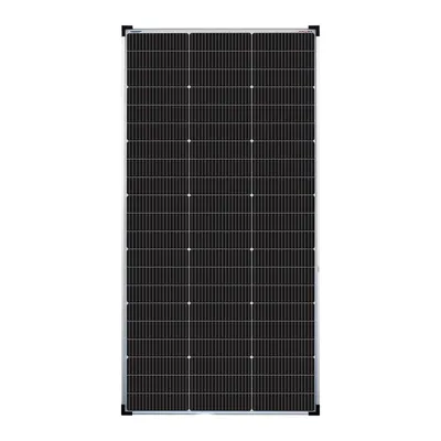 Produktbild von enjoy solar® Solarpanel klassisches monokristallines Solarmodul 200W 36V (silberner Rahmen), 210mm Perc-Zellen, TOPCon-Technologie, 0% MwSt.