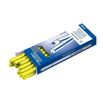 Zdjęcie produktu dla Flamastry Tratto PEN żółte 12 sztuk