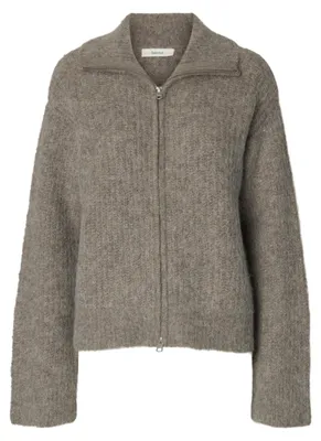 Zdjęcie produktu dla Sweter kardigan Slwgabriella Ls z zamkiem błyskawicznym, model Noos