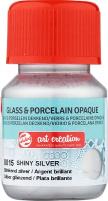 Immagine prodotto di Talens Art Creation | Vetro e porcellana opachi 30ml Argento lucido