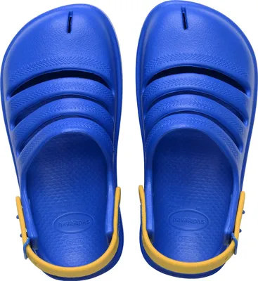 Produktbild von Havaianas Kinder Clog aus Synthetik mit Riemenverschluss und runder Schuhspitze