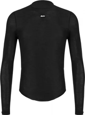 Produktbild von SANTINI Langarm Fahrrad-Shirt - DRY - Schwarz XS-S