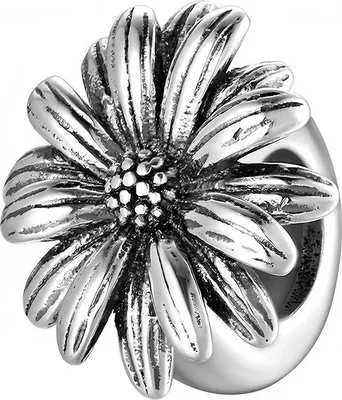Image de Pendentif Pandora en argent 925, breloques à clip, fleur