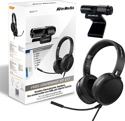 Immagine prodotto di AVerMedia Video Konferenz Kit 317, Webcam PW313 + Headset
