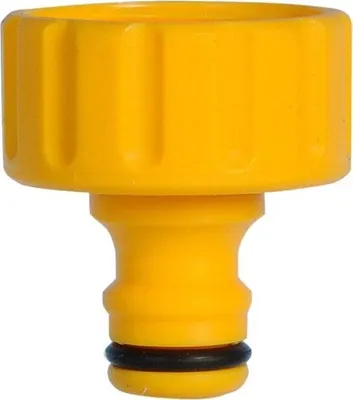 Zdjęcie produktu dla Hozelock 2158, Złącze do kranu, 1", Męska/Żeńska, Plastik, Czarny, Żółty