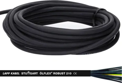 Produktbild von 10 Meter Lapp 0021946 Ölflex Robust 210 Allwetter Steuerleitung 2x2,5 mm² ohne Schutzleiter I Außenbereich I witterungsbeständig I kälteflexibel I UV-beständig I Anschlussleitung 2x2,5