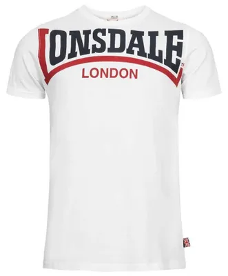 Zdjęcie produktu dla T-shirt męski slim fit CREATON White M Lonsdale