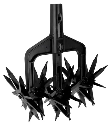 Produktbild von Rasenbelüfter und Gartenfräse, 2-in-1 Rotationsgrubber, Bodenvertikutierer für Terrassengärten