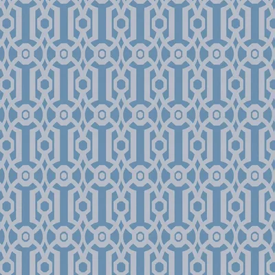 Zdjęcie produktu dla Profhome 390622-GU Tapeta retro Ornament matowa niebieska pastelowo-niebieska szara 5,33 m2