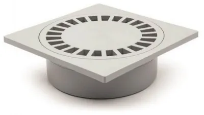 Immagine prodotto di Scarico da cortile a filo pavimento Scarico da cantina D75 200x200 mm Drenaggio terrazza 222P