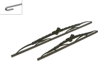 Produktbild von Bosch Scheibenwischer Twin 552, Länge: 550mm/400mm – Set für Frontscheibe