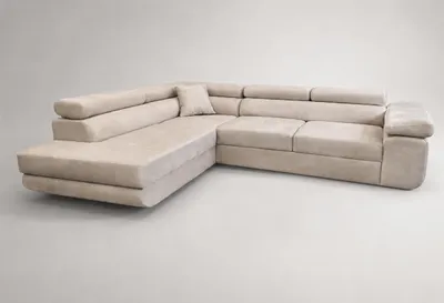Produktbild von Ecksofa in Monolith – Modernes Wohnlandschaft Sofa mit Schlaffunktion & Bettkasten