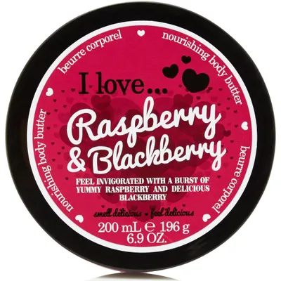 Obrázok produktu pre I Love, Raspberry & Blackberry, Hydra-Nourishing, Body Butter, 200 ml
