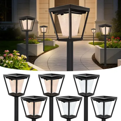 Productafbeelding van 6 solarlampen voor buiten, grondpen, padverlichting
