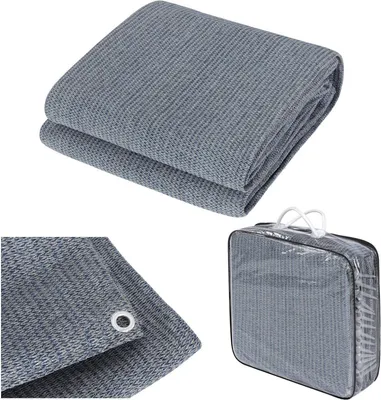 Produktbild von EUGAD Zeltböden mit Heringe, aus HDPE 280 g/㎡, Blau-grau, 200x200cm